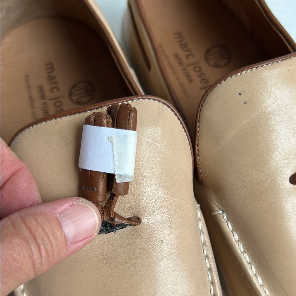 Marc Joseph New York Leather Tassel Loafers Style 658025 Size 10 NEW - Picture 5 of 12